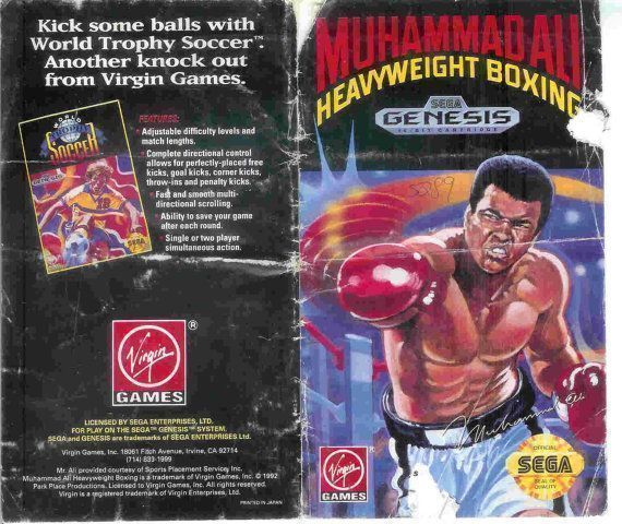 Muhammed Ali Heavyweight Boxing [b1] (USA) Game Cover